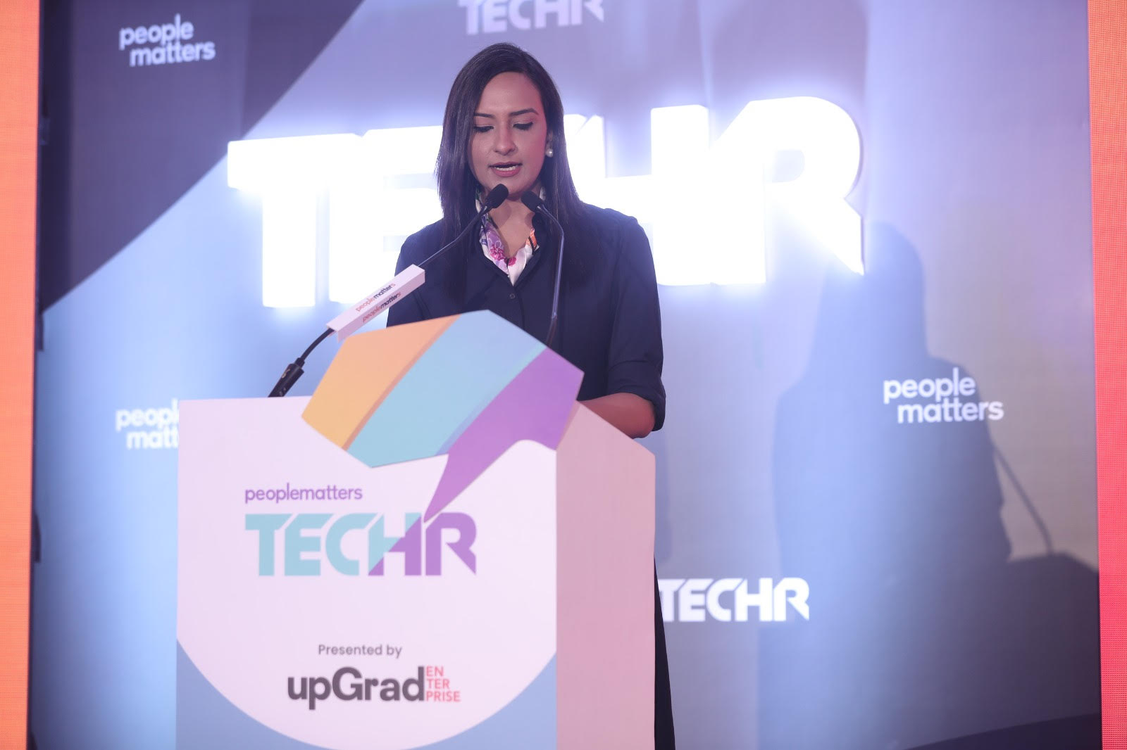 Best Female Emcee in Delhi/Gurgaon Tech HR Conference Event